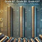 various grade of threaded rod