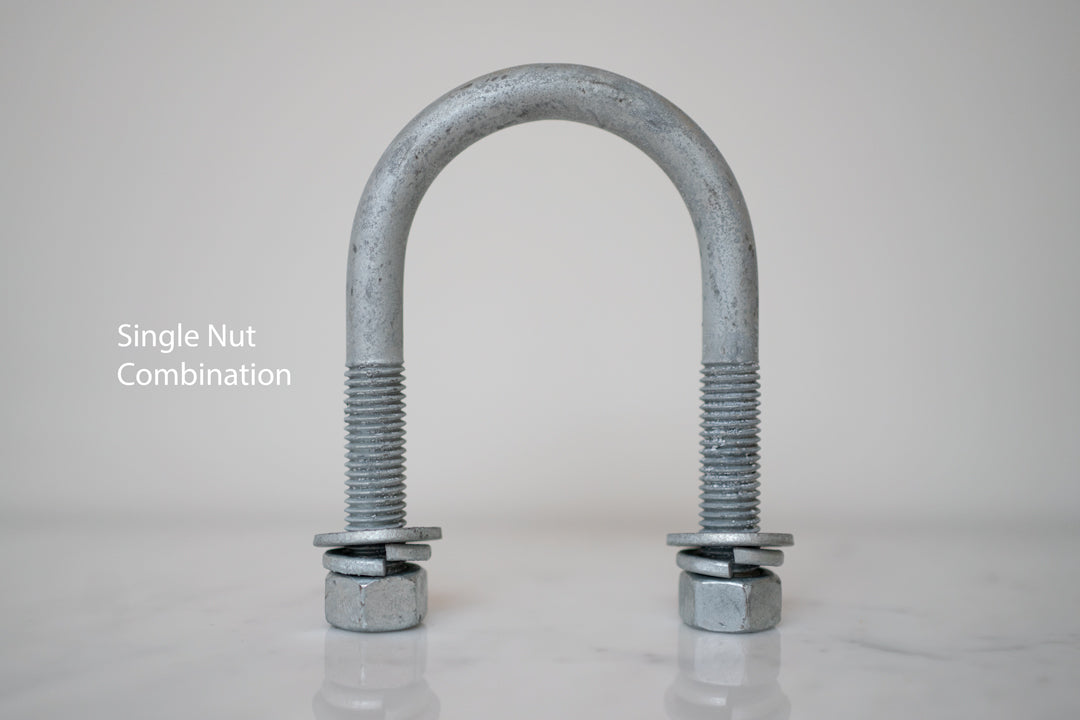 U-Bolts Structural Galvanized (Grade C1018)